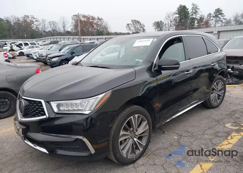 2018 Acura Mdx Technology Package Acurawatch Plus Pkg z USA, uszkodzony, nr VIN 5J8YD4H54JL024477